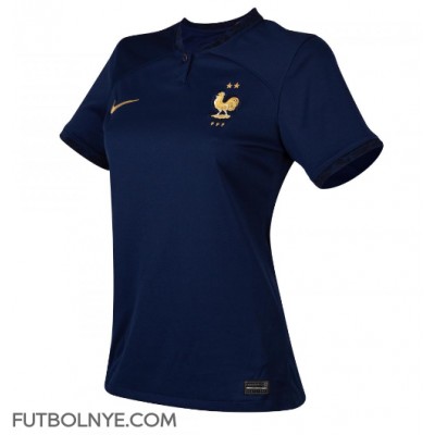 Camiseta Francia Kingsley Coman #20 Primera Equipación para mujer Mundial 2022 manga corta
